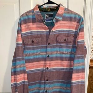 Mens Modern Amusement casual button down shirt . Size L